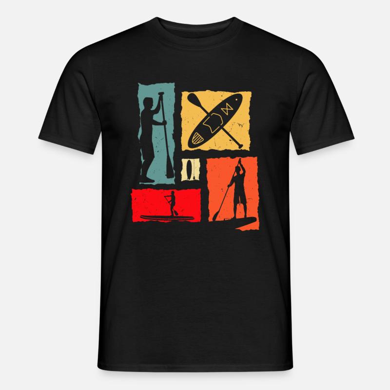 Sup Retro - Männer T-Shirt - Schwarz