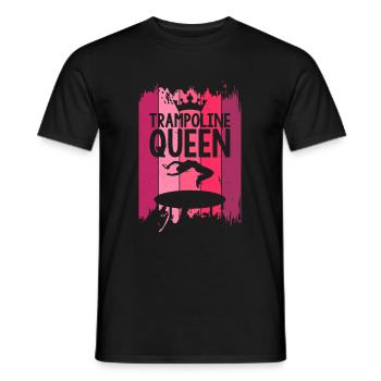 Trampoline Queen Trampolin - Männer T-Shirt - Schwarz - Vorne - AI Model Male 178 light (178cm)
