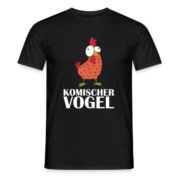 Komischer Vogel - Männer T-Shirt - Schwarz - Vorne - AI Model Male 178 light (178cm)