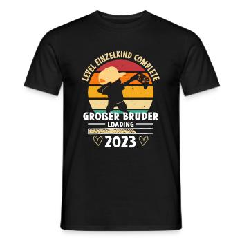 Großer Bruder 2023 Loading Complete Gamer - Männer T-Shirt - Schwarz - Vorne - AI Model Male 178 light (178cm)