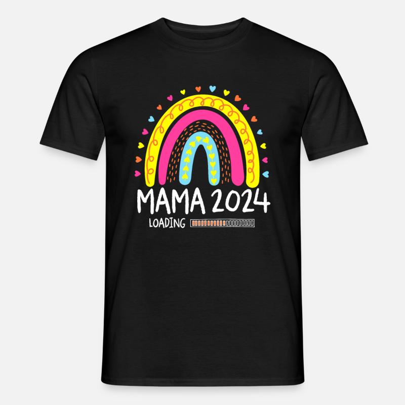Mama 2024 Loading - Männer T-Shirt - Schwarz
