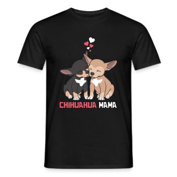 Beste Chihuahua Mama - Männer T-Shirt - Schwarz - Vorne - AI Model Male 178 light (178cm)