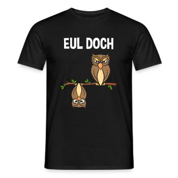 Eul Doch - Männer T-Shirt - Schwarz - Vorne - AI Model Male 178 light (178cm)