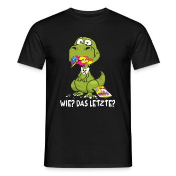 Wie Das Letzte Drache frisst Einhorn Drachen - Männer T-Shirt - Schwarz - Vorne - AI Model Male 178 light (178cm)