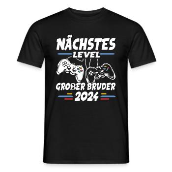 Next Level Big Brother 2024 - Men's T-Shirt - black - Front - AI Model Male 178 light (178cm)