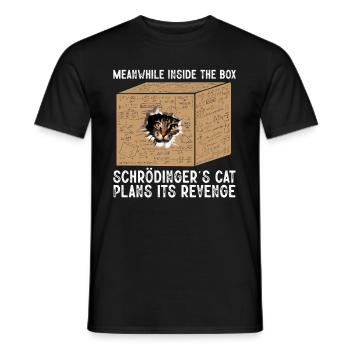 Pendant ce temps, à l’intérieur de la boîte - T-shirt homme - noir - Devant - AI Model Male 178 light (178cm)