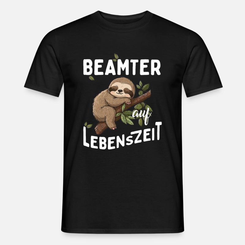 Beamter auf Lebenszeit Beamter 4 Life - Männer T-Shirt - Schwarz