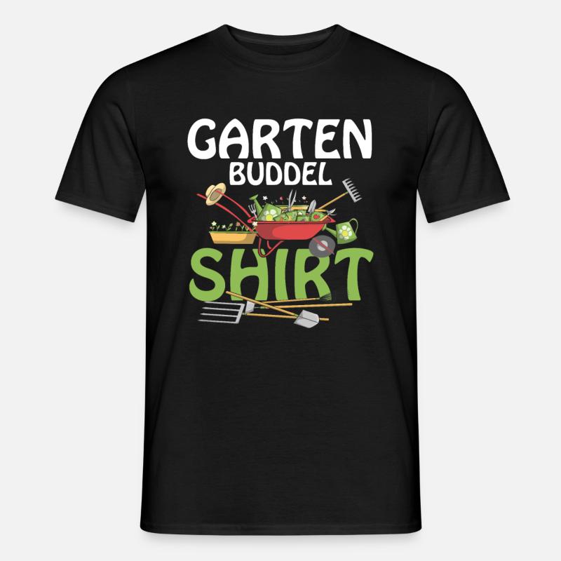 Garten Buddel Gärtner - Männer T-Shirt - Schwarz