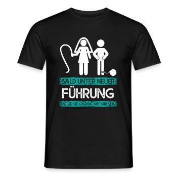 Bald unter neuer Führung - Männer T-Shirt - Schwarz - Vorne - AI Model Male 178 light (178cm)