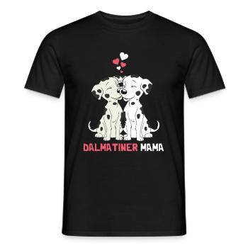 Best Dalmatian Mom - Men's T-Shirt - black - Front - AI Model Male 178 light (178cm)