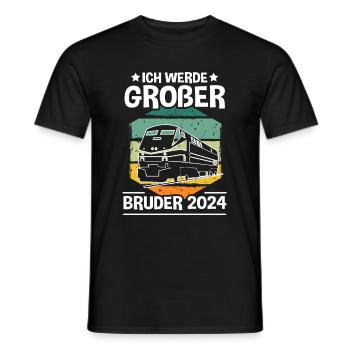 Big Brother 2024 - Men's T-Shirt - black - Front - AI Model Male 178 light (178cm)