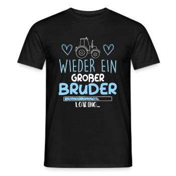 Wieder Ein Großer Bruder 2024 Ankündigung - Männer T-Shirt - Schwarz - Vorne - AI Model Male 178 light (178cm)