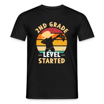 2.Klasse - Männer T-Shirt - Schwarz - Vorne - AI Model Male 178 light (178cm)