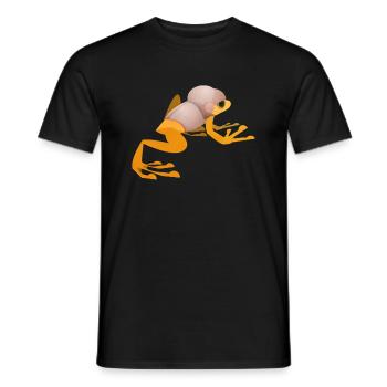 Turbo - Männer T-Shirt - Schwarz - Vorne - AI Model Male 178 light (178cm)