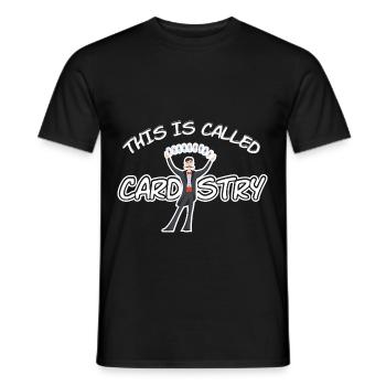 Pick A Card Any Card - Men's T-Shirt - black - Front - AI Model Male 178 light (178cm)