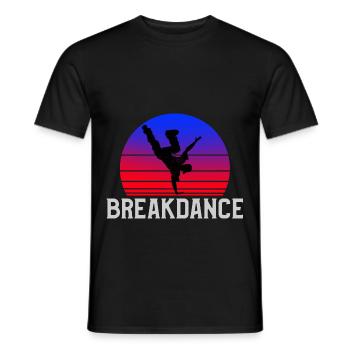 Hip Hop Rap Breakdance B-Boys B-Girls Designs - Männer T-Shirt - Schwarz - Vorne - AI Model Male 178 light (178cm)