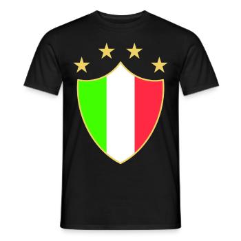 Italia amusant - T-shirt homme - noir - Devant - AI Model Male 178 light (178cm)