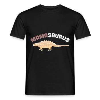 Ankylosaurus Mamasaurus Ankylosaurus Dinosaurier P - Männer T-Shirt - Schwarz - Vorne - AI Model Male 178 light (178cm)