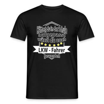LKW Fahrer LKW Fahrer Spruch spruch - Männer T-Shirt - Schwarz - Vorne - AI Model Male 178 light (178cm)