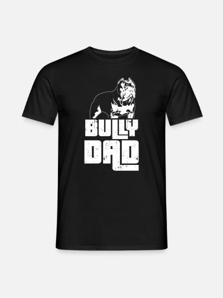 Bully Dad Master American Bully gift idea - Men's T-Shirt - black