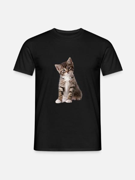 MIGON KITTEN - Men's T-Shirt - black