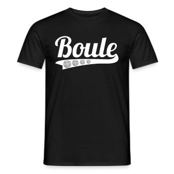 Pétanque actuellement Boule Balls Gift - T-shirt homme - noir - Devant - AI Model Male 178 light (178cm)