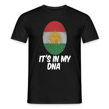 Kurdistan t shirt - T-shirt homme - noir - Devant - AI Model Male 178 light (178cm)