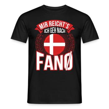 Fano Fanø Dänemark Urlaub Geschenk Denmark - Männer T-Shirt - Schwarz - Vorne - AI Model Male 178 light (178cm)