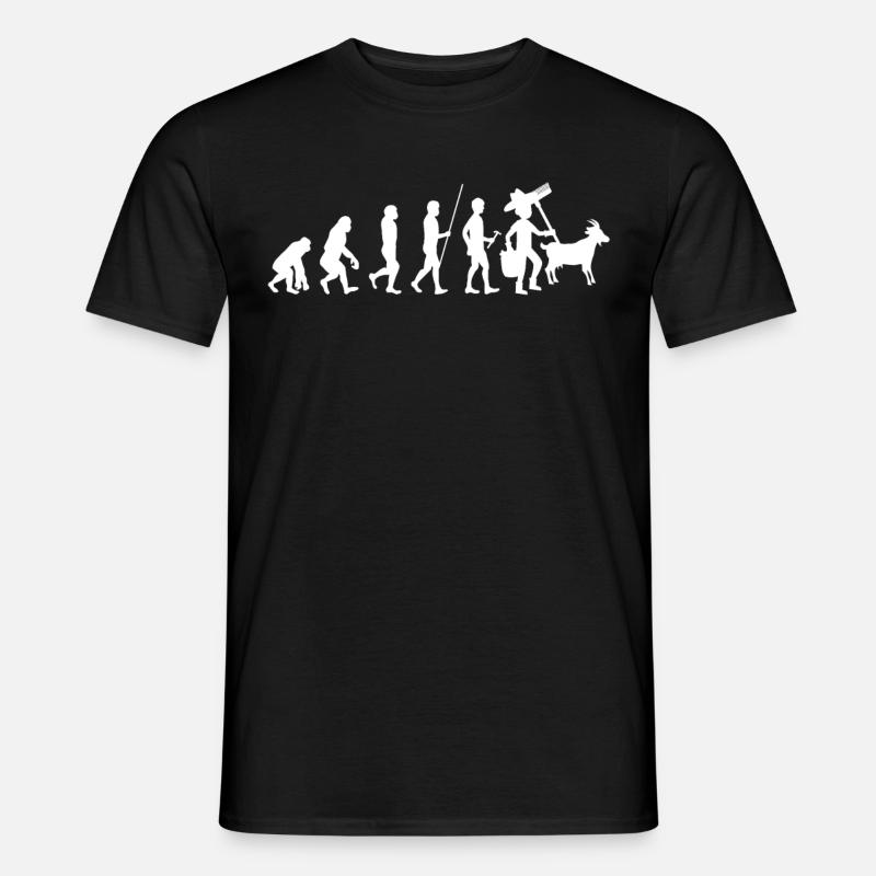 Ziege - Männer T-Shirt - Schwarz