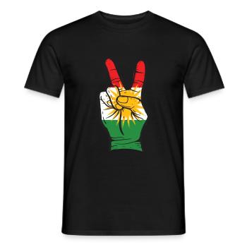 Kurdistan Irak Kurde Geschenk azadi Mardin - Männer T-Shirt - Schwarz - Vorne - AI Model Male 178 light (178cm)