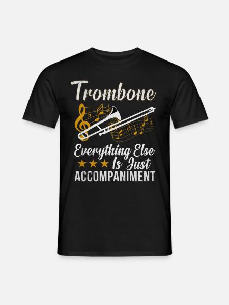 trombone - T-shirt homme - noir