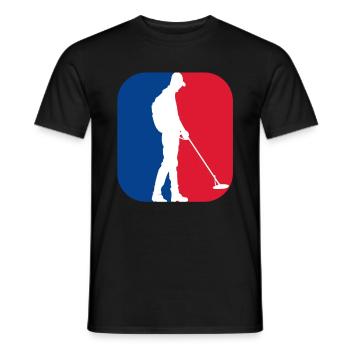 Probe Metal Detector Prober Gift - Men's T-Shirt - black - Front - AI Model Male 178 light (178cm)