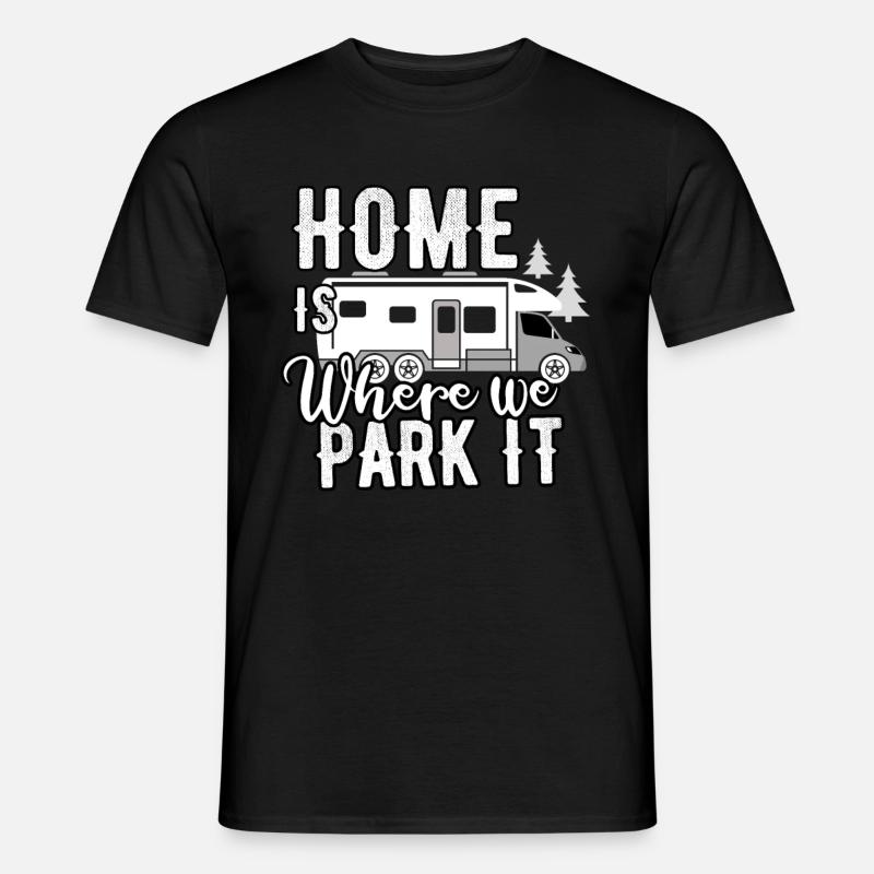 Camper - Männer T-Shirt - Schwarz