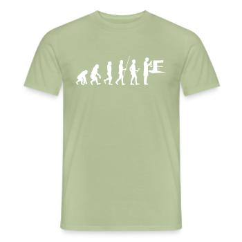 chimie - T-shirt homme - vert sauge - Devant - AI Model Male 178 light (178cm)