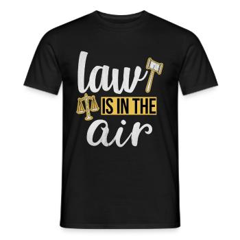 Jurist Justiz Rechtsanwalt - Männer T-Shirt - Schwarz - Vorne - AI Model Male 178 light (178cm)