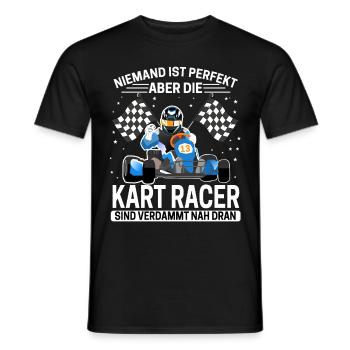 Go Kart - T-shirt homme - noir - Devant - AI Model Male 178 light (178cm)