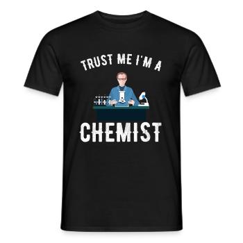 chimie - T-shirt homme - noir - Devant - AI Model Male 178 light (178cm)