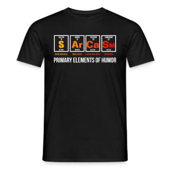 chimie - T-shirt homme - noir - Devant - AI Model Male 178 light (178cm)