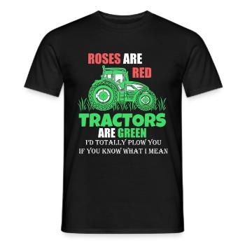 Tractor Trekker Farmer Farmer - Men's T-Shirt - black - Front - AI Model Male 178 light (178cm)
