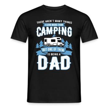 campeur - T-shirt homme - noir - Devant - AI Model Male 178 light (178cm)