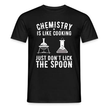 chimie - T-shirt homme - noir - Devant - AI Model Male 178 light (178cm)