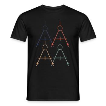 Architekt - Männer T-Shirt - Schwarz - Vorne - AI Model Male 178 light (178cm)