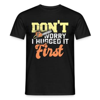 lumberjack - Men's T-Shirt - black - Front - AI Model Male 178 light (178cm)