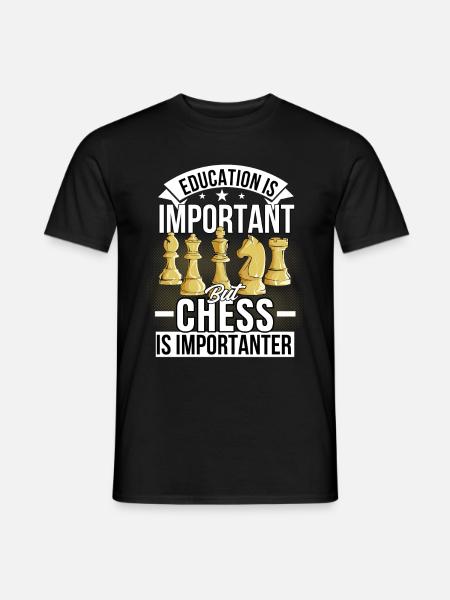 Chess Board Game - Men's T-Shirt - black