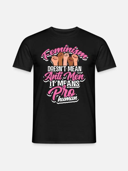 Féministe - T-shirt homme - noir