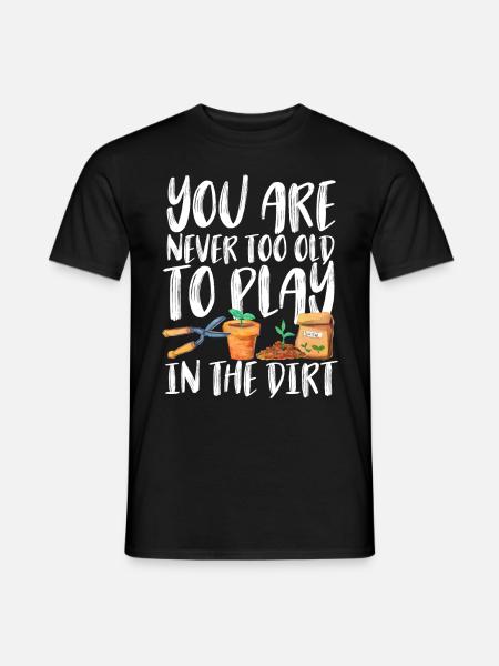 Garden raised bed florist plants allotment garden flower - Men's T-Shirt - black