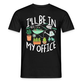 jardinier - T-shirt homme - noir - Devant - AI Model Male 178 light (178cm)
