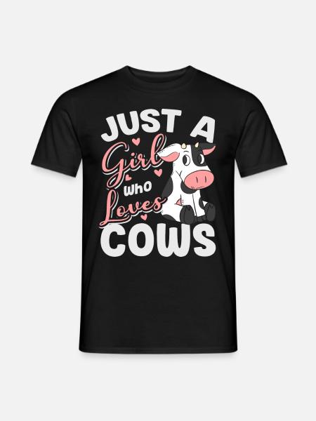 Cow painting cow beef cheese farmer's milk farm animal - Men's T-Shirt - black