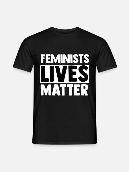 feminism - Men's T-Shirt - black