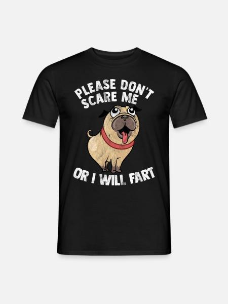 Carlin péter chiots la vie carlin chien carlin - T-shirt homme - noir